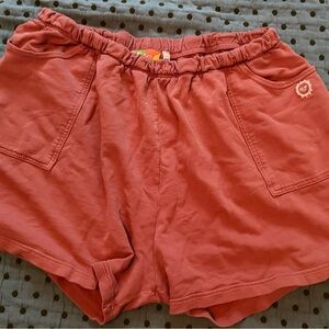 Women's Casual Red Shorts
